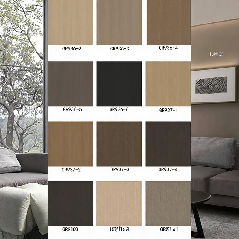 आधुनिक डिजाइन शैली पीवीसी सजावटी फिल्म